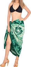 Load image into Gallery viewer, La Leela Rayon Batik Flower Bikini  Beach Wrap Sarong