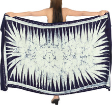 Load image into Gallery viewer, La Leela Rayon Batik Leaf Bikini  Beach Wrap Sarong