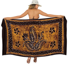 Load image into Gallery viewer, La Leela Rayon Batik Paisley Bikini  Beach Wrap Sarong