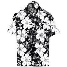 Cargar imagen en el visor de la galería, LA LEELA Men&#39;s Hawaiian Shirts Short Sleeve Button Down Shirt Floral Shirt Men Boho Holiday Casual Shirts for Men Funny