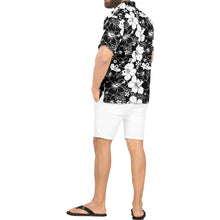 Cargar imagen en el visor de la galería, LA LEELA Men&#39;s Hawaiian Shirts Short Sleeve Button Down Shirt Floral Shirt Men Boho Holiday Casual Shirts for Men Funny