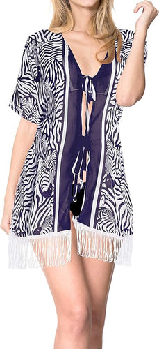 Women Loose Beach Kimono Cardigan Capes Flowy Dress Chiffon Print