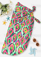 Cargar imagen en el visor de la galería, Multicolor Sheer Artistic Print Beach Wrap For Women