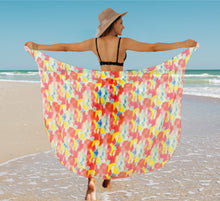 Load image into Gallery viewer, Sheer Abstract Print Beach Wrap For Women