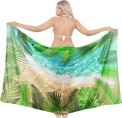 Embrace Paradise's Serenity Sheer Beach Wrap For Women