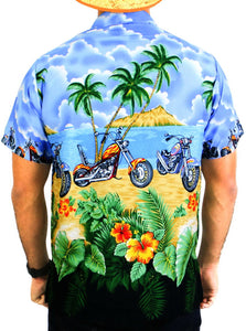 la-leela-shirt-casual-button-down-short-sleeve-beach-shirt-men-aloha-pocket-Shirt-Blue_W164