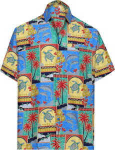 la-leela-shirt-casual-button-down-short-sleeve-beach-shirt-men-aloha-pocket-Shirt-Green_W274