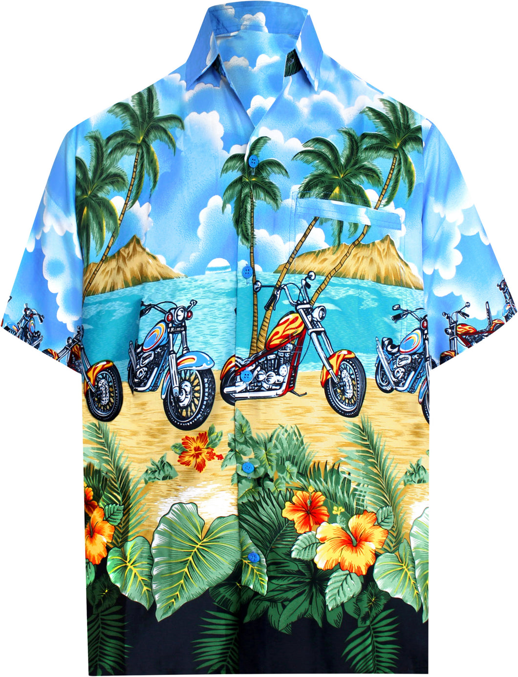 la-leela-shirt-casual-button-down-short-sleeve-beach-shirt-men-aloha-pocket-Shirt-Blue_W158