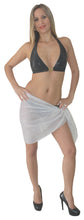 Load image into Gallery viewer, la-leela-cotton-swimsuit-pareo-towel-women-sarong-solid-72x19-white_6062-white_e352