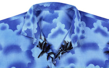 Load image into Gallery viewer, la-leela-shirt-casual-button-down-short-sleeve-beach-shirt-men-aloha-pocket-Shirt-Blue_W965