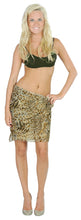 Cargar imagen en el visor de la galería, LA LEELA Womens Beach Sarong Pareo Swim Coverup Wrap Skirt 72&quot;x42&quot; Brown_G418