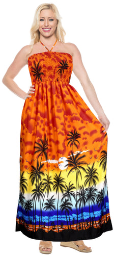 la-leela-soft-printed-short-kaftan-nightgowns-womens-orange-3221-one-size-orange_t779