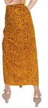 Load image into Gallery viewer, la-leela-rayon-cover-up-aloha-bali-wrap-sarong-printed-78x39-yellow_4870