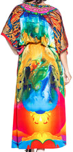 Load image into Gallery viewer, la-leela-lounge-likre-digital-long-caftan-top-girl-multicolor_768-osfm-14-22w-l-3x