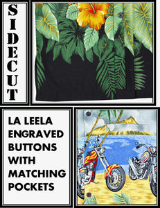 la-leela-shirt-casual-button-down-short-sleeve-beach-shirt-men-aloha-pocket-Shirt-Grey_W161