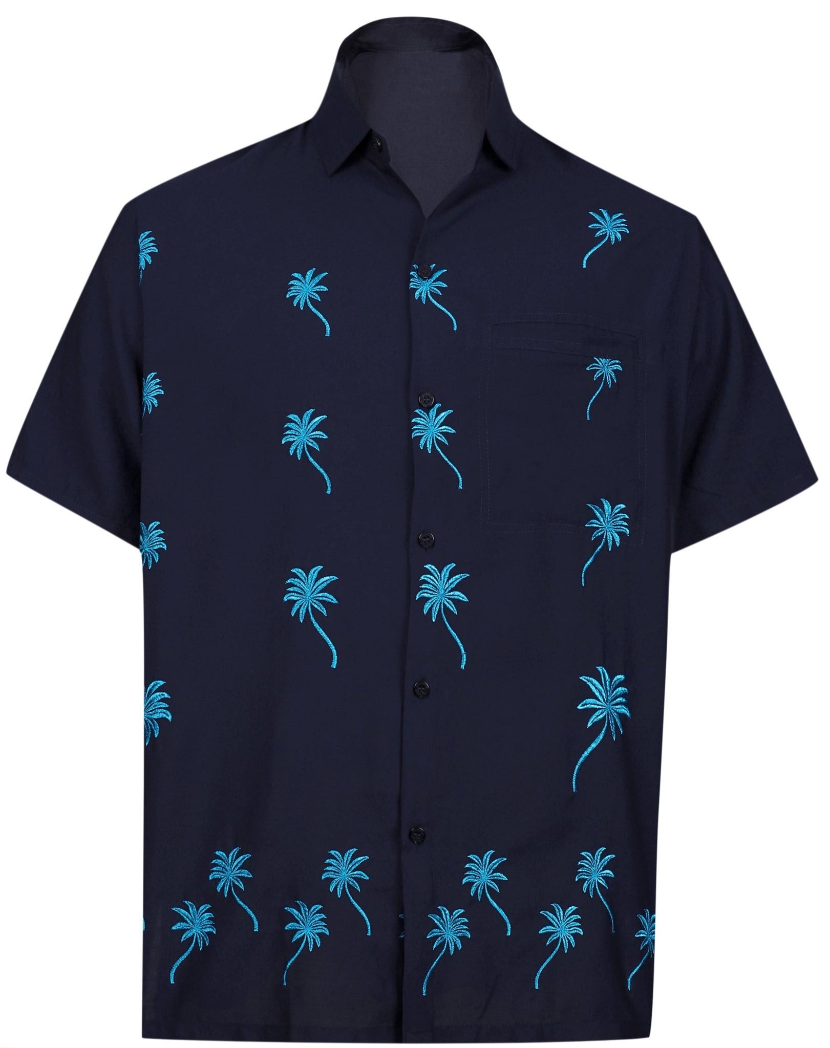 LA LEELA Men Casual Beach Shirt for Aloha Tropical Beach front Short ...