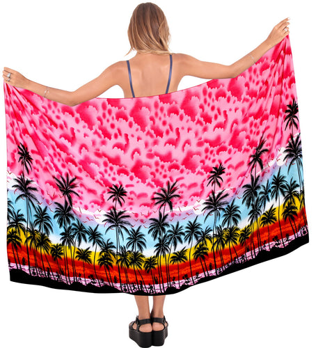 la-leela-beach-bikini-cover-up-wrap-maxi-women-bathing-suit-sarong-Pink_G262