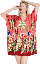 Load image into Gallery viewer, Beachwear Bikini Beach Cover up Swimwear Swimsuit Caftan Women Red Blouse Red