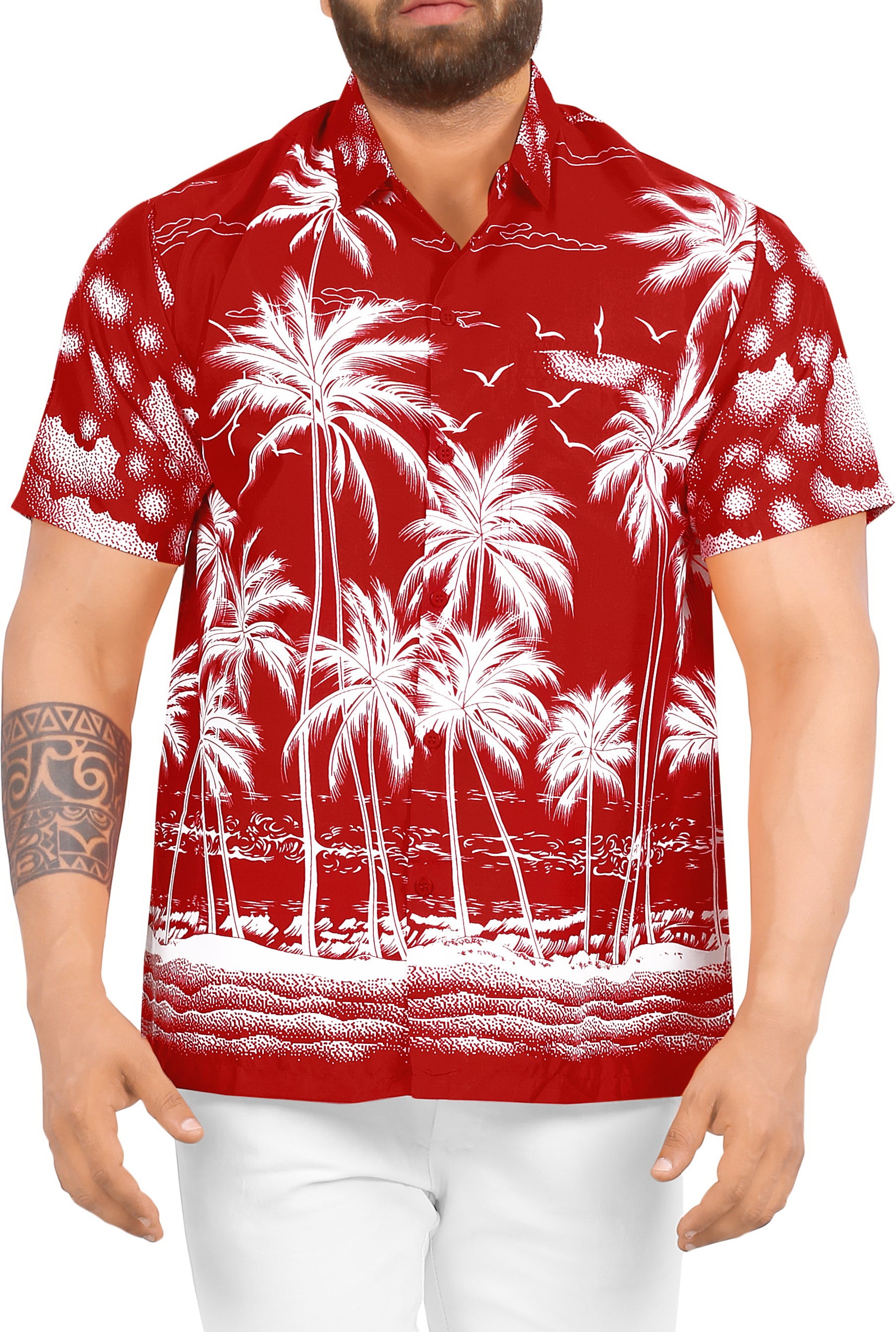 Los Angeles Angels Hawaiian Shirt Short Sleeve Tropical Aloha Best