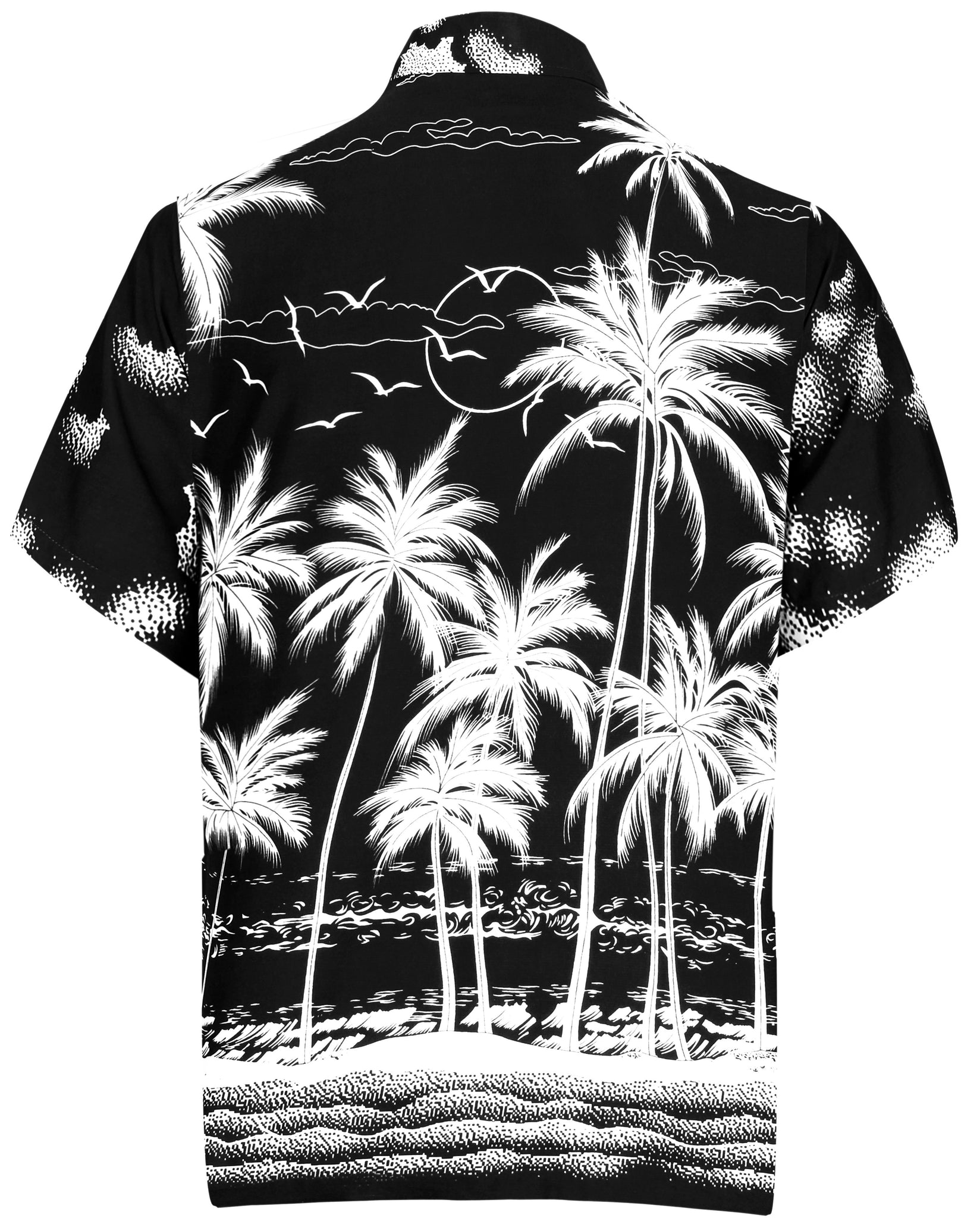 LA LEELA Men Casual Beach hawaiian Shirt for Aloha Tropical Beach front ...