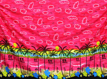 Cargar imagen en el visor de la galería, LA LEELA Soft Light Printed Aloha Beach Party Wrap Surf Mens  72&quot;X42&quot; Pink 2861 136118