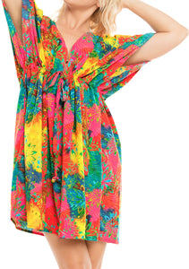 Women's Dress Designer Sundress Beachwear Lounger Plus Bikini Cover up Multicolo