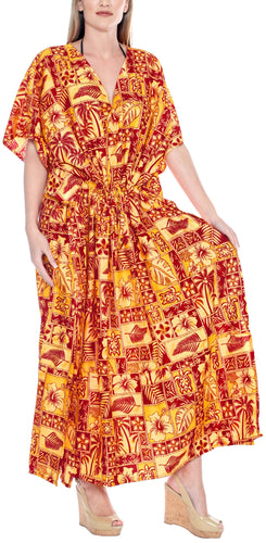 la-leela-lounge-caftan-likre-printed-autumn-winter-plus-size-boho-maxi-kimono-loose-lounger-drawstring-aloha-over-size-red