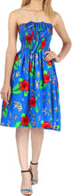 Load image into Gallery viewer, LA LEELA Beachy Flower Print Tube For Women Beachwear Hawaiian Female Tube Dress Skirt Swimsuit Coverup