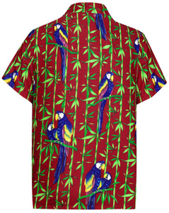 la-leela-shirt-casual-button-down-short-sleeve-beach-shirt-men-aloha-pocket-Shirt-Blood Red_W418