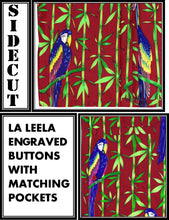 Load image into Gallery viewer, la-leela-shirt-casual-button-down-short-sleeve-beach-shirt-men-aloha-pocket-Shirt-Blood Red_W418