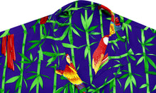 Load image into Gallery viewer, la-leela-shirt-casual-button-down-short-sleeve-beach-shirt-men-aloha-pocket-Shirt-Blue_W417