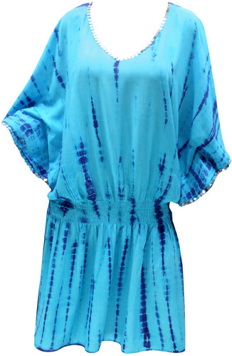 la-leela-cotton-tie_dye-short-caftan-vacation-dress-Blue_C98