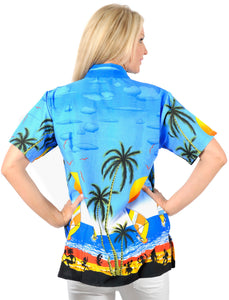 la-leela-womens-beach-casual-hawaiian-blouse-short-sleeve-button-down-shirt-Blue_W946