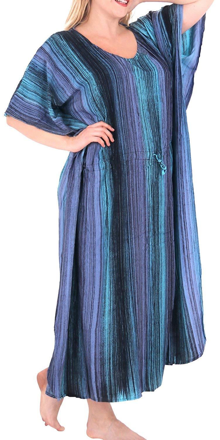 Women's Tie Dye Beachwear Casual Rayon Casual Caftan Multi Cover up Pink