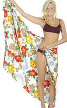 Load image into Gallery viewer, LA LEELA Women Beachwear Sarong Bikini Cover up Wrap Bathing Suit 15 ONE Size