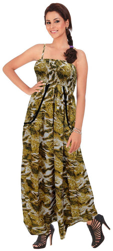 la-leela-soft-printed-aloha-beach-length-knee-tube-dress-brown-1915-one-size