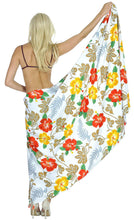 Load image into Gallery viewer, LA LEELA Women Beachwear Sarong Bikini Cover up Wrap Bathing Suit 15 ONE Size