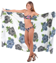 Load image into Gallery viewer, LA LEELA Women Beachwear Sarong Bikini Cover up Wrap Bathing Suit 15 ONE Size