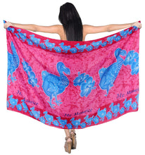 Cargar imagen en el visor de la galería, LA LEELA Women Beachwear Bikini Coverup Wrap Pareo Swimwear Sarong 25 OneSize