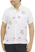 Cargar imagen en el visor de la galería, LA LEELA Men&#39;s Aloha Hawaiian Shirt Short Sleeve Button Down Casual Beach Party