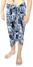 Load image into Gallery viewer, la-leela-100-cotton-mens-wear-sarong-pareo-wrap-cover-ups-bathing-suit-beachwear-swim