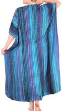 Cargar imagen en el visor de la galería, Women&#39;s Tie Dye Beachwear Casual Rayon Casual Caftan Multi Cover up Pink