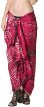 Load image into Gallery viewer, la-leela-aloha-bali-scarf-deal-beach-dress-sarong-tie-dye-78x43-red_4452