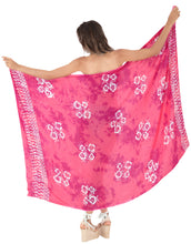 Load image into Gallery viewer, la-leela-cover-up-suit-bathing-sarong-bikini-cover-up-printed-78x43-dark-pink_6815