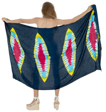 Cargar imagen en el visor de la galería, la-leela-beach-bikini-cover-up-beach-cover-up-sarong-tie-dye-78x43-blue_4522