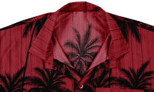 Load image into Gallery viewer, la-leela-shirt-casual-button-down-short-sleeve-beach-shirt-men-aloha-pocket-Shirt-Blood Red_W383