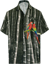 Cargar imagen en el visor de la galería, la-leela-shirt-casual-button-down-short-sleeve-beach-shirt-men-aloha-pocket-Shirt-Halloween Halloween Black_W595