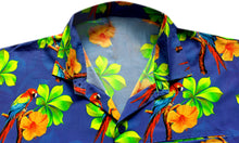 Load image into Gallery viewer, la-leela-shirt-casual-button-down-short-sleeve-beach-shirt-men-aloha-pocket-Shirt-Blue_W591