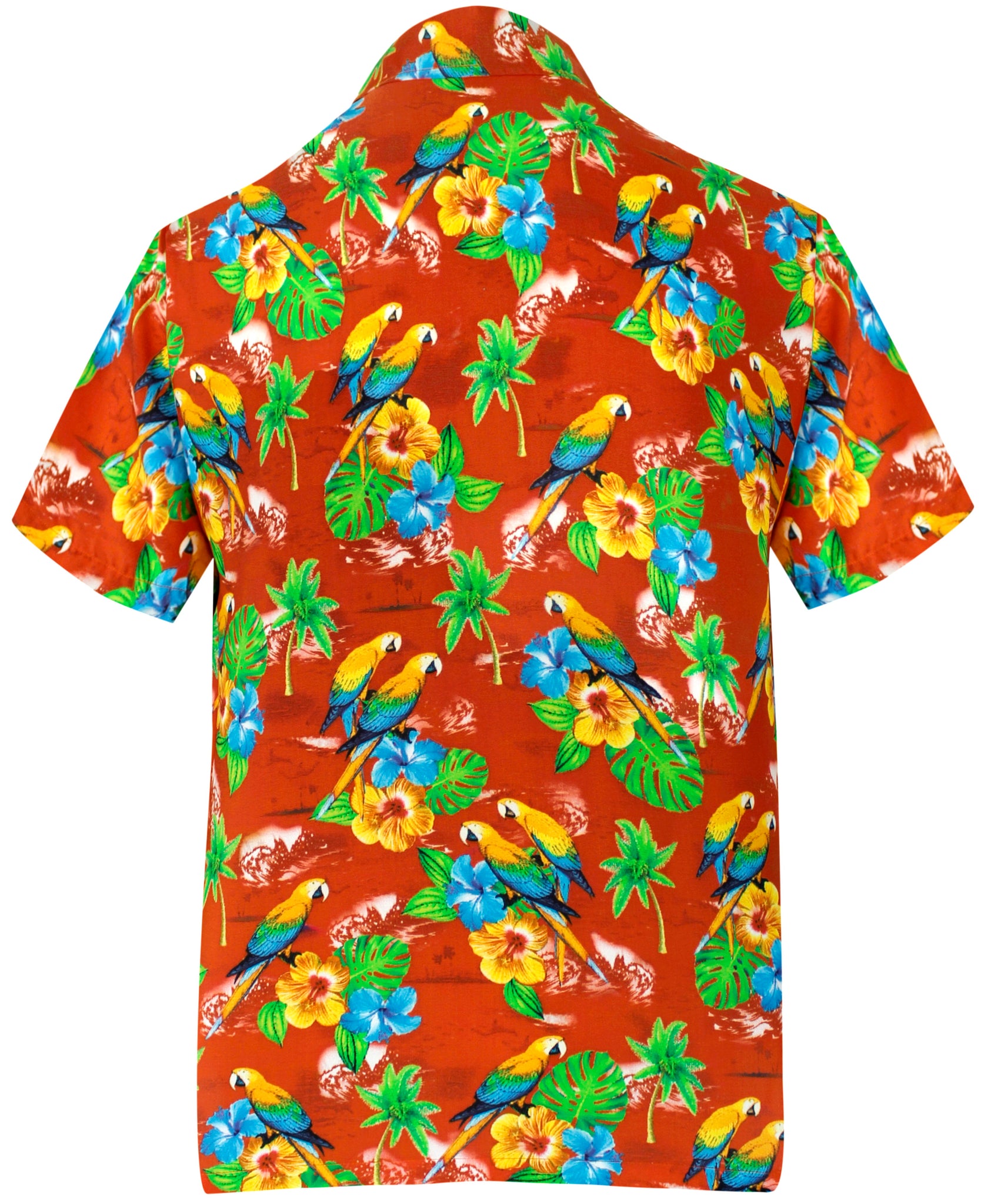LA LEELA Men's Aloha Hawaiian Shirt Short Sleeve Button Down Casual ...