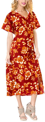 la-leela-casual-dress-beach-cover-up-rayon-tie-dye-cover-up-womens-swimsuit-skirt-Blood Red_B360